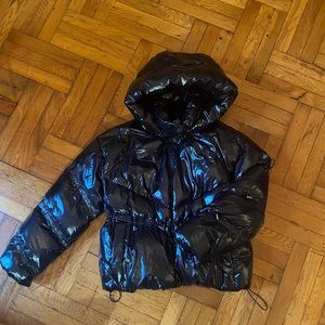 Black ALO Puffer Coat. Like new.